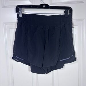 lululemon athletica Black Layered Athletic Shorts